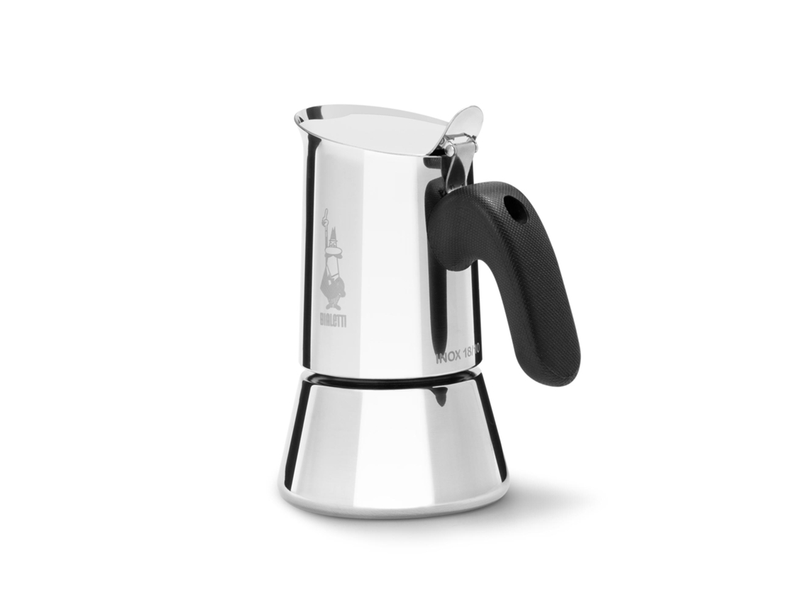 Cafetera Italiana Bialetti Venus Black Inox