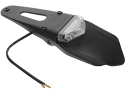 Luz Trasera Triangular Led Para Motocicleta Con Iluminación Integrada Para La Matrícula.