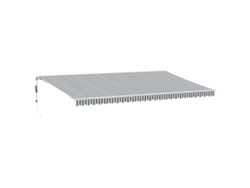 Maison Exclusive - Toldo Retráctil Automático Luces Led Antracita Blanco 600x300cm