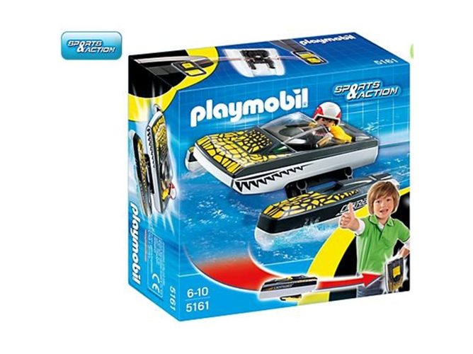PLAYMOBIL Speedboat - Click & Go Croc - 5161