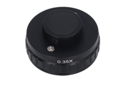 Adaptador De Lente Ctv Para Microscopio Estereoscópico Trinocular Con Montura C, 0,35x, Para Cámara Ccd Industrial.