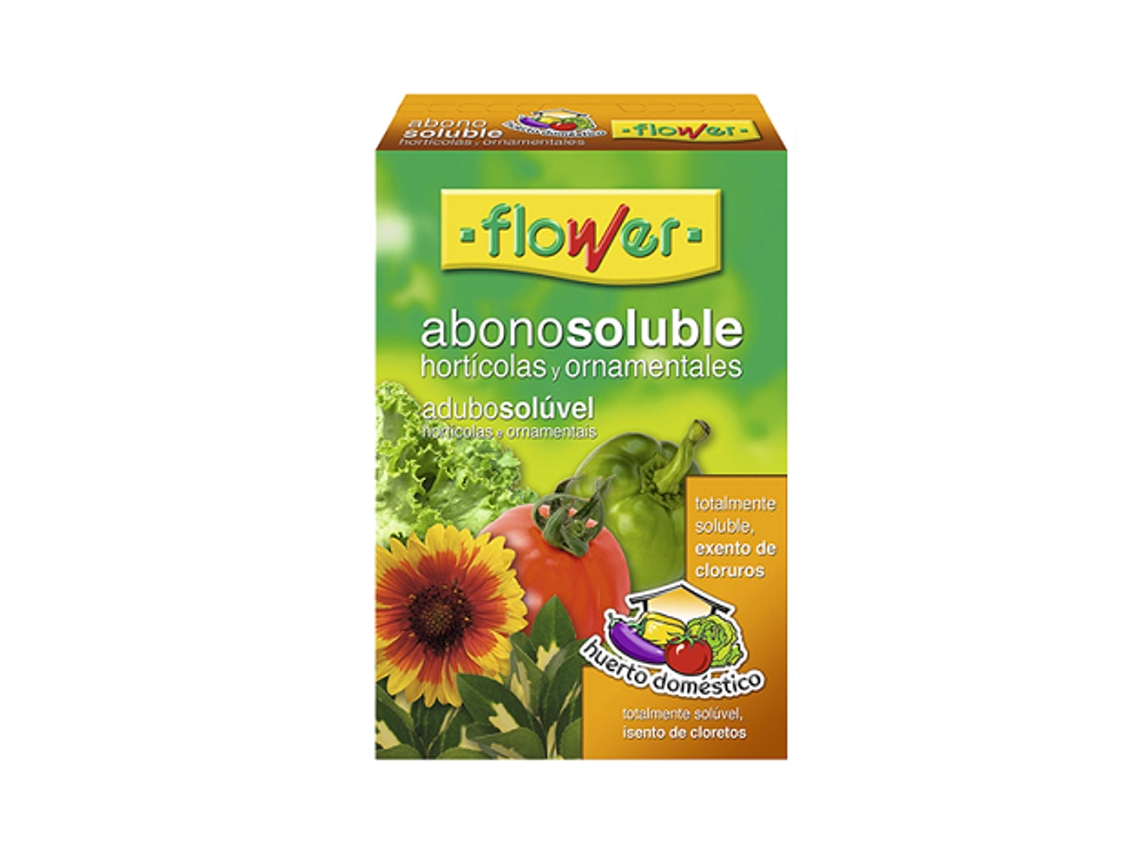 FLOWER Fertilizante Hortícola e Ornamental Solúvel 800 Gr