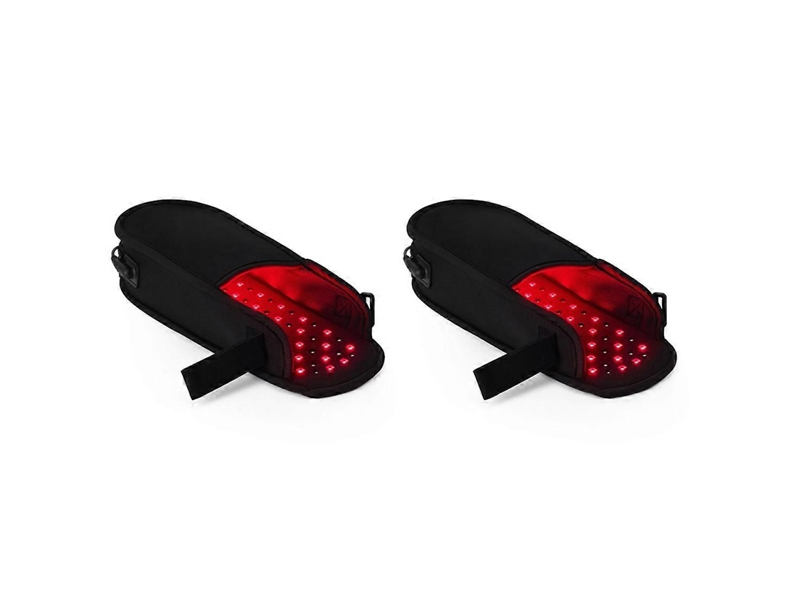 Pantuflas/zapatos con terapia de luz LED infrarroja roja mejorada para aliviar el dolor en pies, dedos, empeine y talón. (Enchufe GOKOCO)
