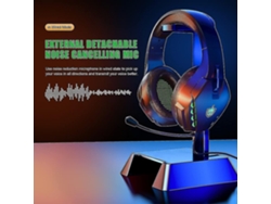 Auriculares Gaming With Detachable Noise Canceling Mic Green Juegos con micrófono desmontable con cancelación de ruido verde