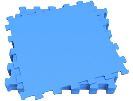 Alfombra AKTIVE (Azul - Goma - 50x50x0.4 cm)