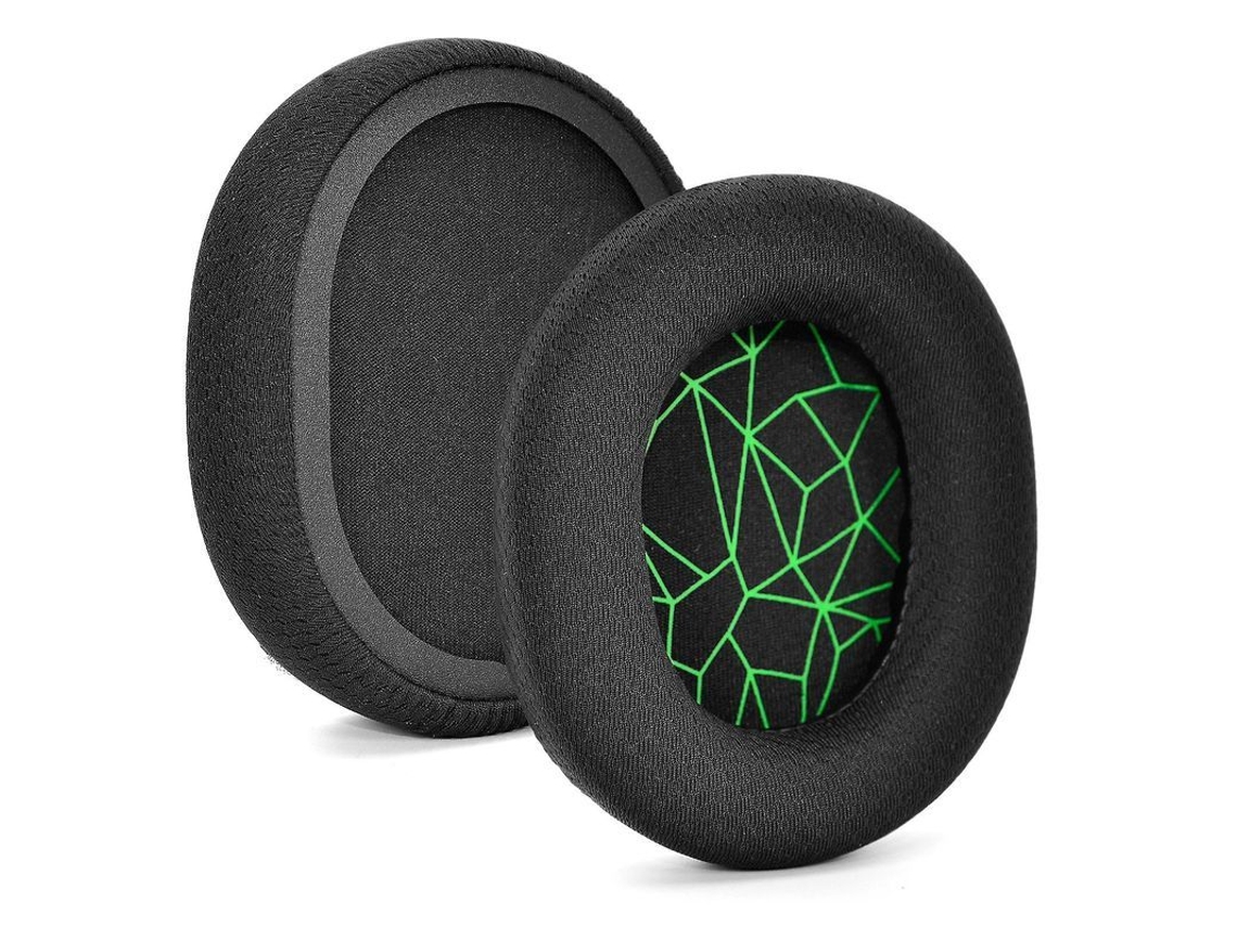 1 Par De Almohadillas Para Auriculares Compatibles Con Los Auriculares Para Juegos Steelseries Arctis 9/7/5/3/pro - Negro