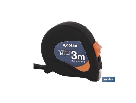 Flexómetro antideslizante 25mm x 8 mts