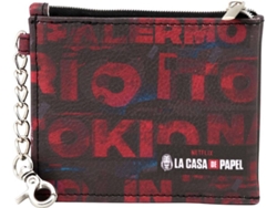 Monedero LA CASA DE PAPEL Cities (Rojo - 9x11x1cm)