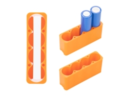 Molde para soldar baterías de 4 celdas | Estable y preciso | Dimensiones: 8 x 2 x 3,5 cm