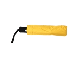 Paraguas Automático Plegable De 3 Secciones Con Protección Uv, Color Amarillo, Ideal Para Viajes Al Aire Libre.