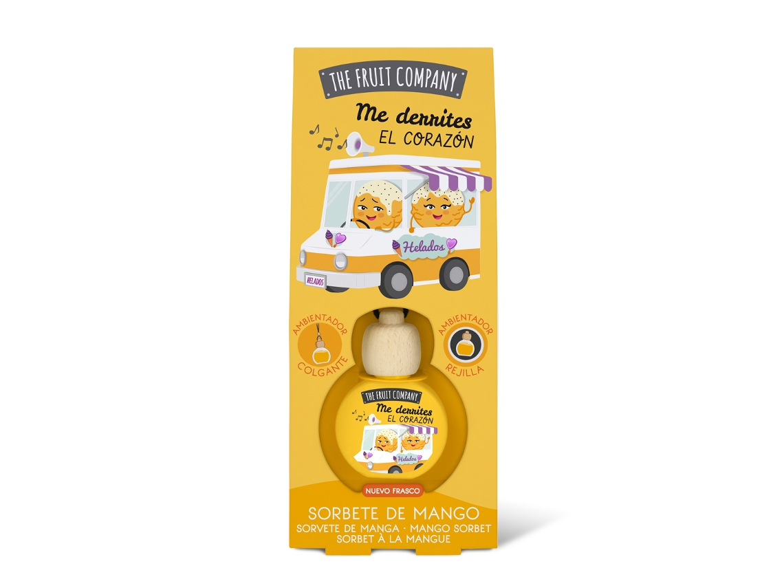 Ambientador Coche 6,5 Ml - Sorbete Mango