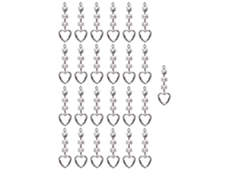 25 piezas de arco colgante de cristal, piezas de araña, atrapasol, decoración DIY para el hogar y el jardín Kofihety