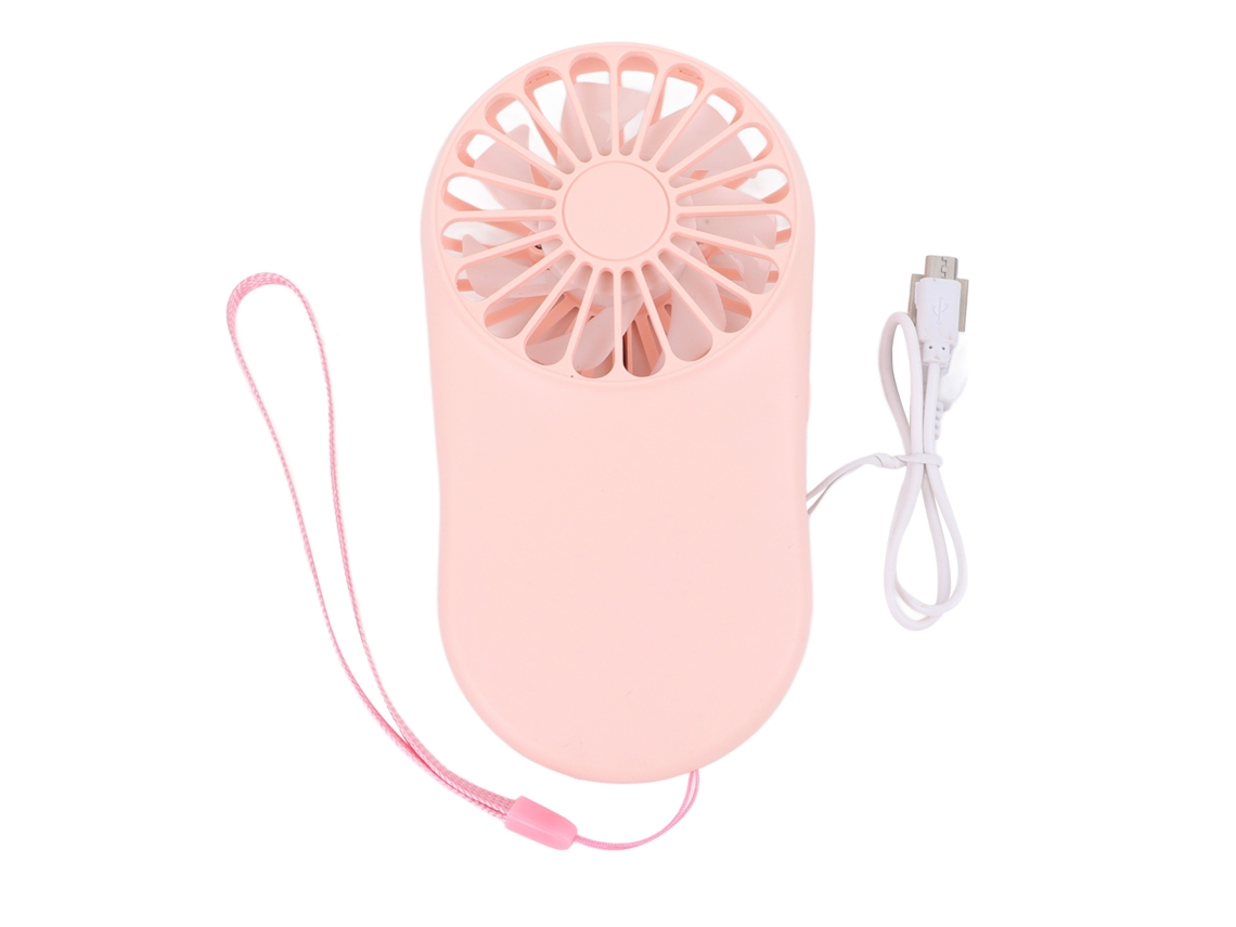 Ventilador Mini De Mão Usb Recarregável Portátil Com 3 Velocidades Para Casa Escritório Viagem