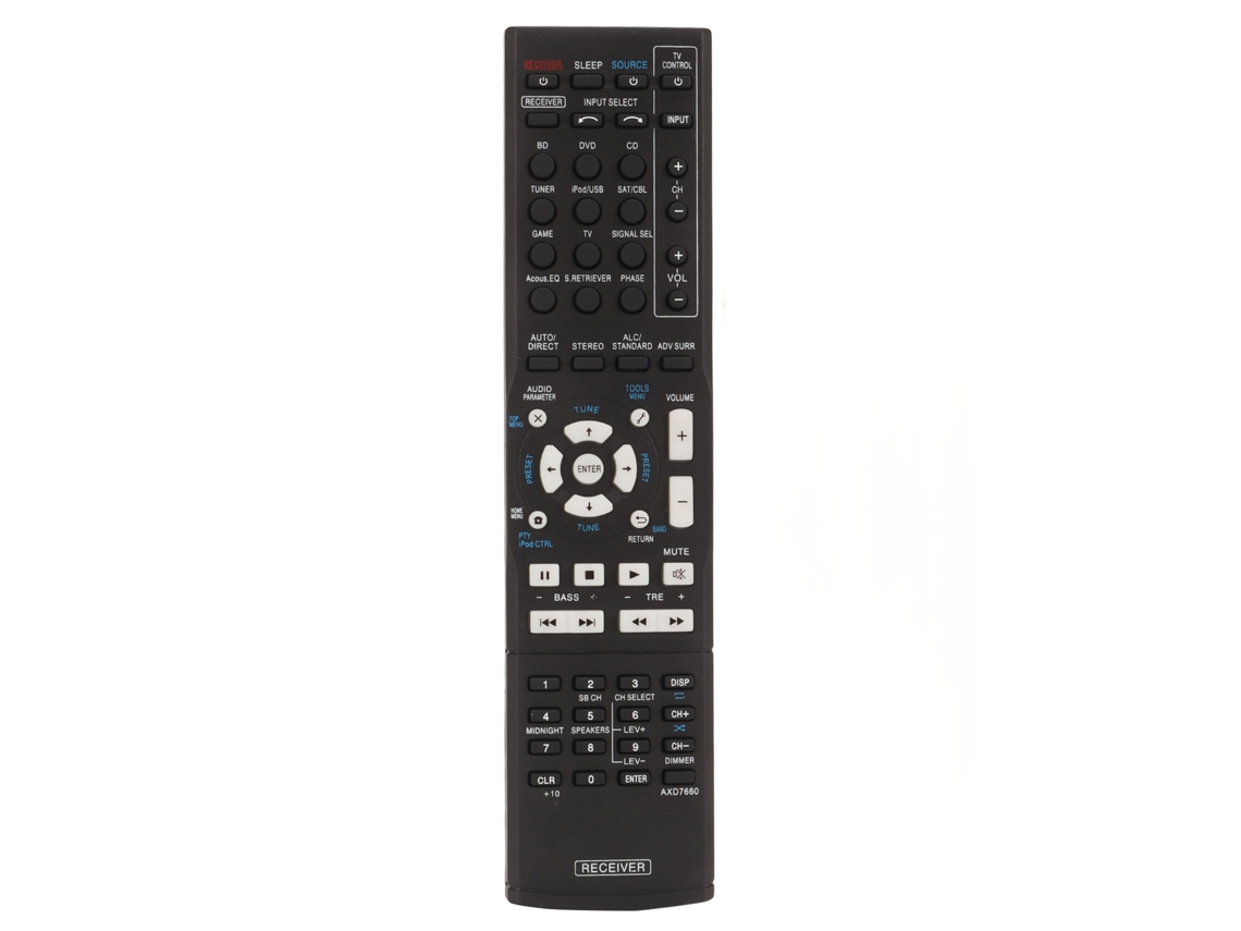 Mando A Distancia De Repuesto Axd7660 Para Receptor Av De Cine En Casa Pioneer Vsx 522k