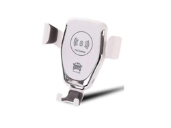Soporte Para Teléfono De Coche Con Carga Inalámbrica De 10 W, Rápido, Diseño Resistente, Micro Usb, Blanco Wnw