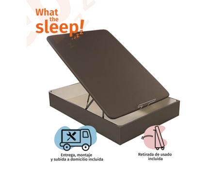 Sommier con Capacidad de Almacenaje WHAT THE SLEEP Madera (180x200)