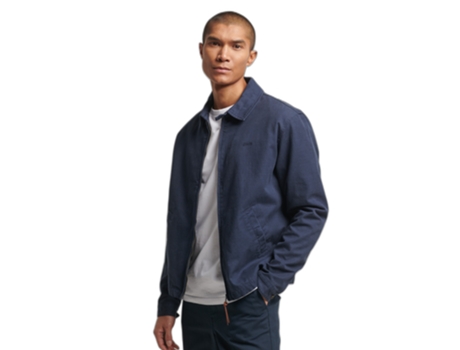 Abrigo para Hombre SUPERDRY (Algodón - 2XL - Azul)