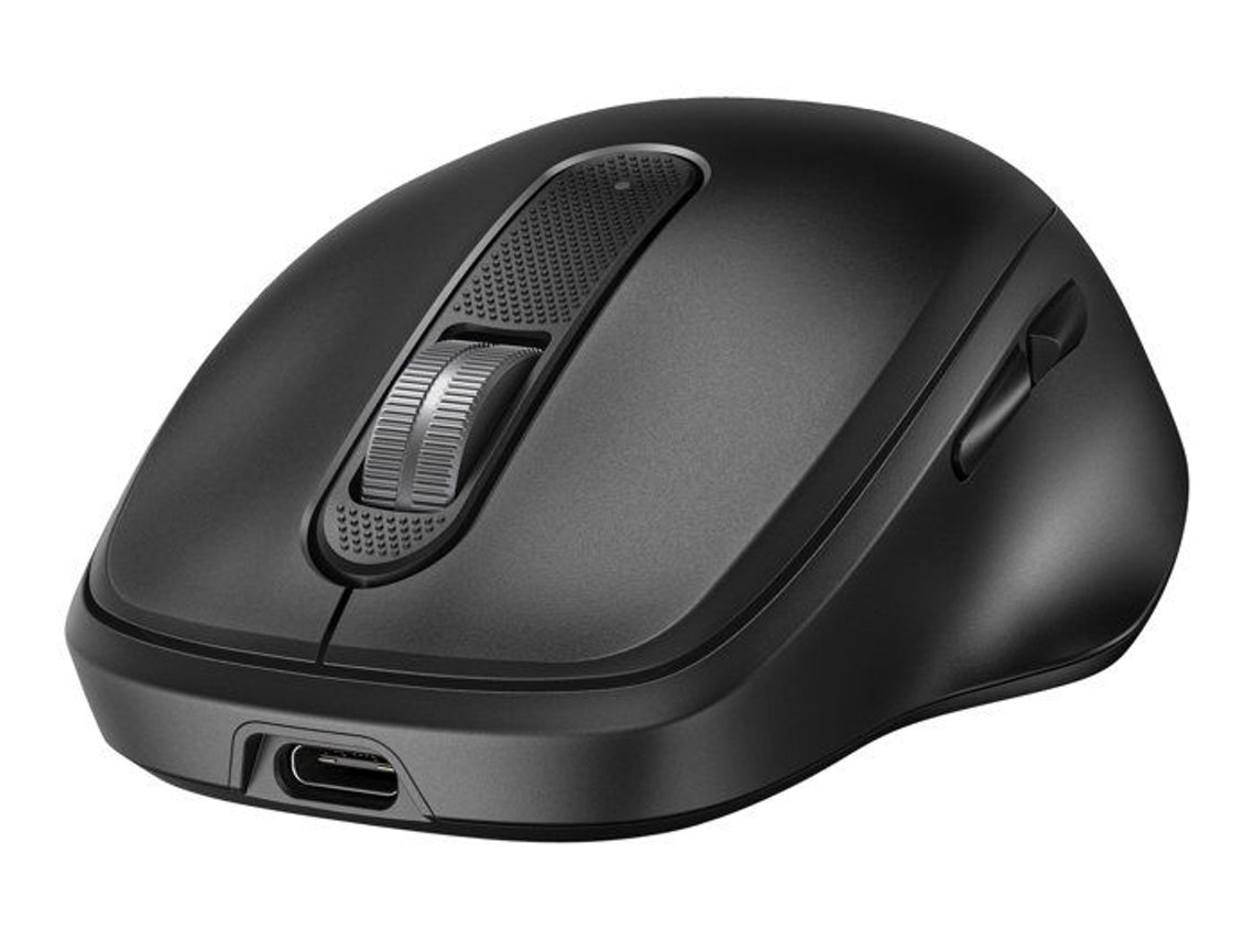 Compañía HP Inc. Ratón inalámbrico ultrarrápido recargable de tamaño completo HP 510 con 5 botones y receptor inalámbrico USB de 2,4 GHz