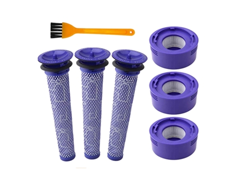 Accesorio Aspiradores DYSON 3 + 3 Post Filtros Hepa V7 V8 Stick 965661-01 967478-01