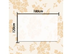 Tecido dobrável para projetor, 1,8 x 1,2 m, portátil, ideal para filmes de Natal e Halloween.