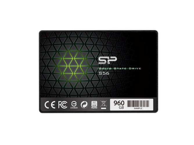 Disco SSD Interno SILICON POWER Slim S56 (1 TB - SATA - 560 MB/s)