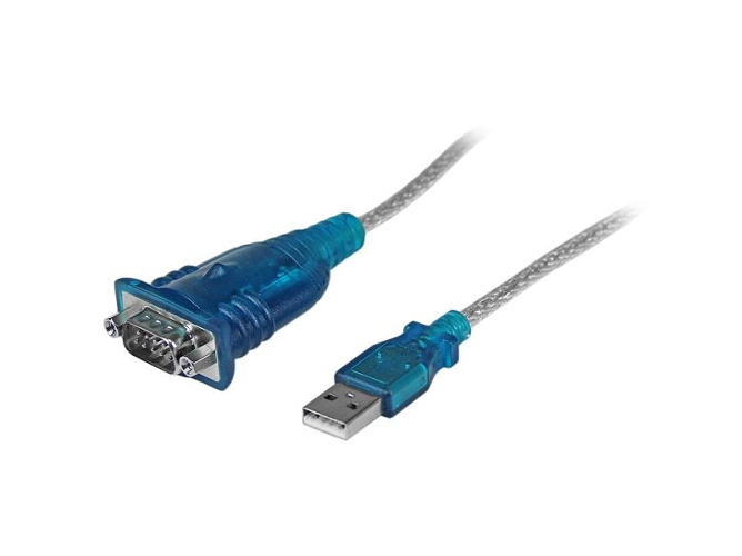 Cable Adaptador STARTECH.COM ICUSB232V2 USB 2.0 A DB-9 Azul y Plateado