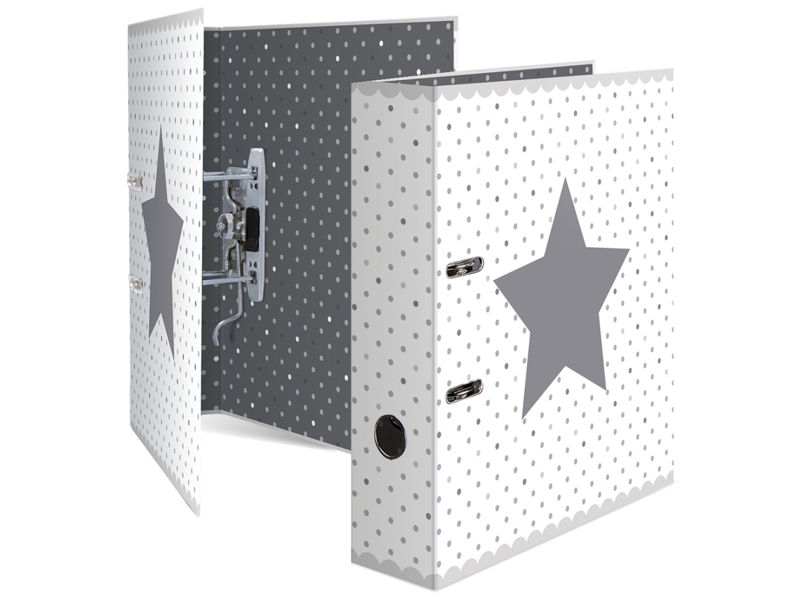 Carpeta con Motivos HERMA Estrellas Puntos Blancos Din A4