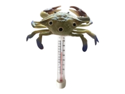 Termómetro flotante para piscina de fácil lectura, medidor de frecuencia para piscina de gran tamaño, termómetro con forma de animal marino (cra GOKOCO)