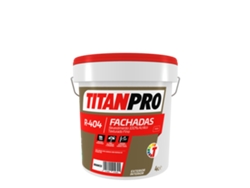 Titanpro R-404 Revestimiento 100% Acrílico Texturado Fino Mate Blanco 4L