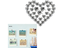 30 chinchetas con forma de corazón, chinchetas decorativas para cuadrados infantiles