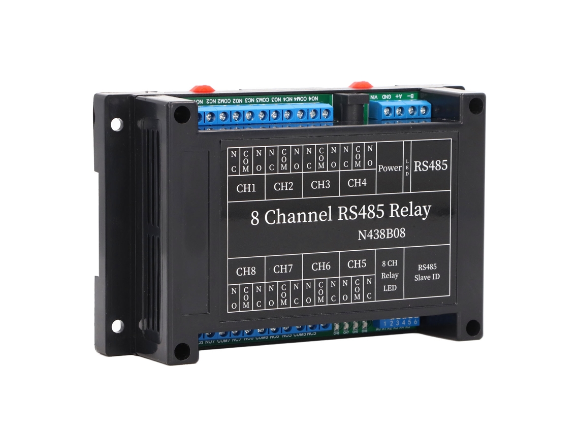 2026-módulo Relé 8 Canales Rs485 Rtu Interruptor Control Remoto 12v Dc Accesorio Para Cámara Hogar