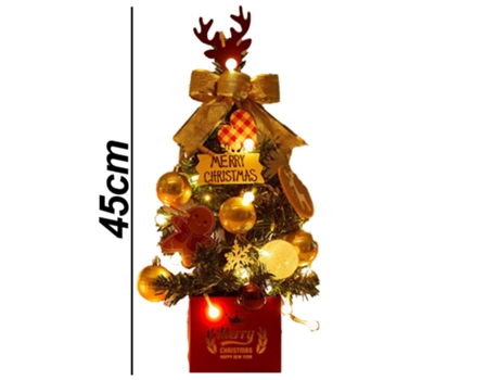 Adorno de Navidad ZMDECQNA Escritorio Árbol Mostrador