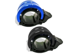 Juego de 2 timbres para bicicleta Jormftte, diseño Q invisible, sonido nítido de 90 dB, aluminio, negro