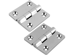 2 Bisagras De Acero Inoxidable Para Puerta 50*50mm Resistente A La Corrosión De Alta Calidad Para Barco Y Uso Múltiple