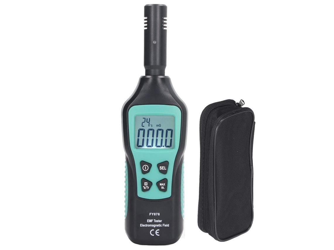 Medidor De Campo Electromagnético (cem) Con Detector De Radiación Y Comprobador De Temperatura Para Televisores Y Ordenadores.