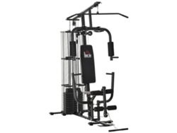 Máquina Musculação Estribos Pernas 45kg Carga 120kg 150x110x210 Preta