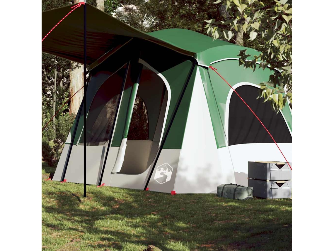 Tienda De Campaña 5 Personas Impermeable Verde