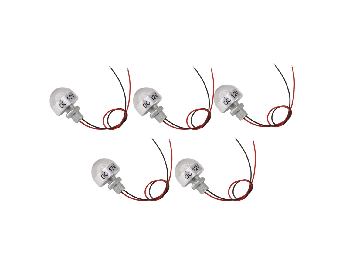2026-5pcs Luz Led De Pozo Enterrada Dc 12v 1w Mini Foco Empotrado Para Gabinete Joyas Techo Escalera Paisaje