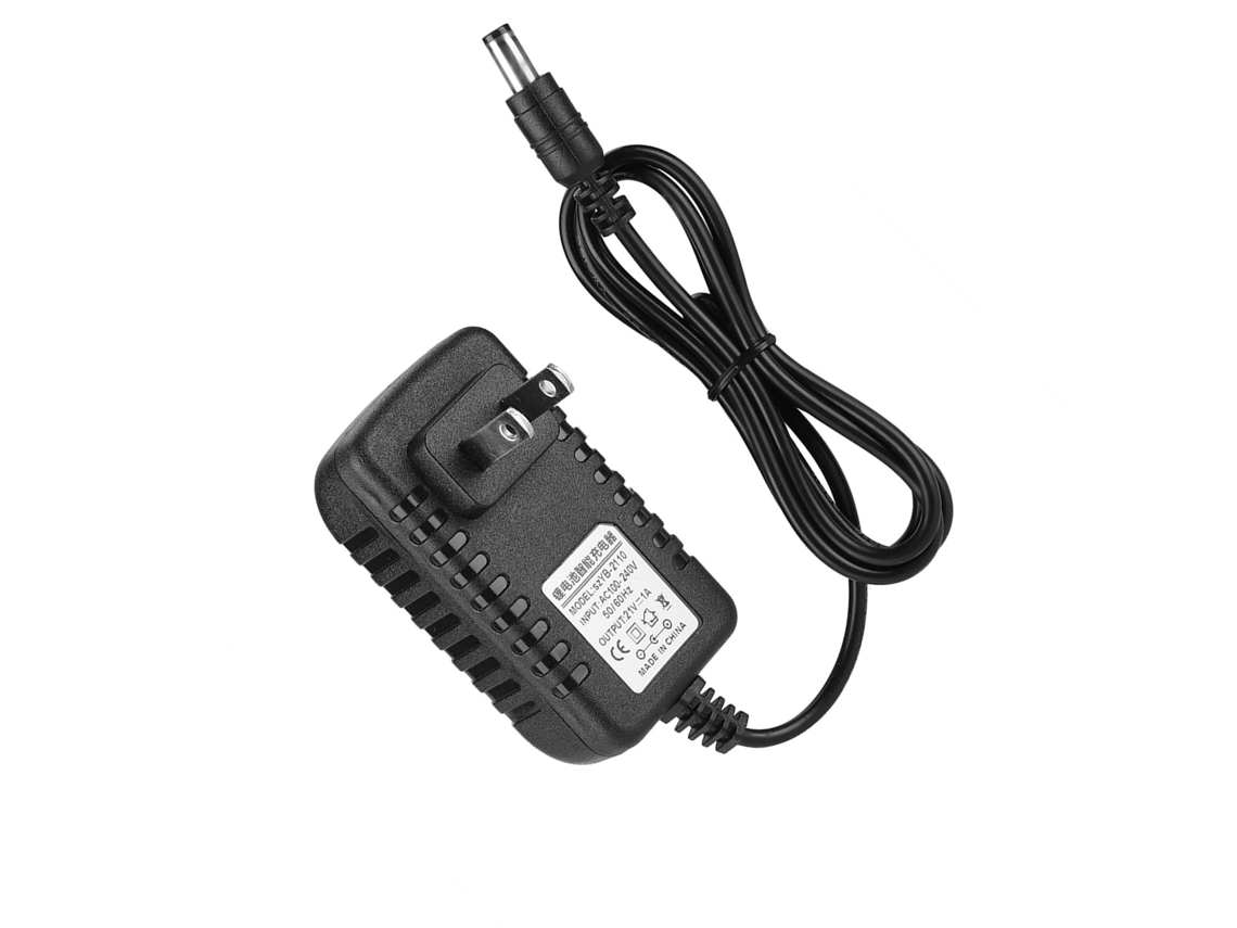 Adaptador Cargador De Batería De Litio De 21 V/1 A Con Núcleo De Cobre Grueso Y Múltiples Protecciones.