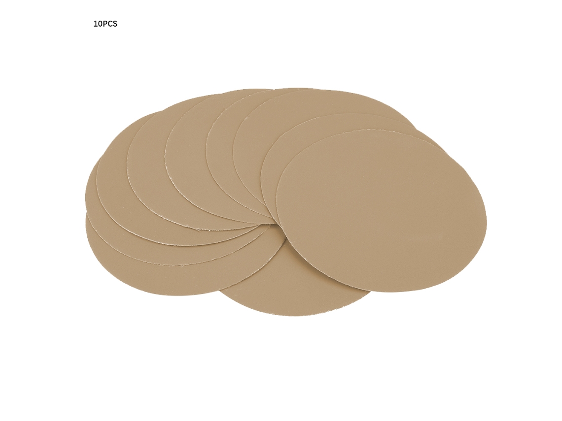 10 Lijas Redondas De 15 Cm (6 Pulgadas), Grano 10000, Para Lijar Y Pulir Metal, Madera Y Plástico.