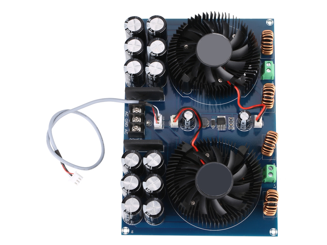 Placa De Amplificador De Audio Digital De Alta Potencia Xh-m258 2*420w Con Chip Dual Tda8954th