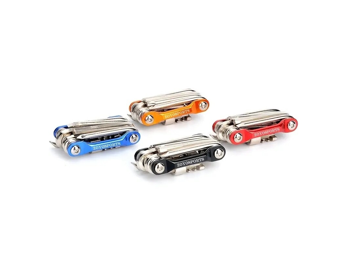 Kit De Ferramentas Multifuncional Portátil Azul Nº 11 Para Reparo De Bicicletas Ideal Para Ciclismo Ao Ar Livre