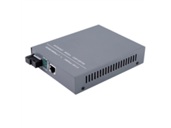 2pcs Convertidor De Fibra Óptica Gigabit Sc 10/100/1000m Transceptor Ac100~