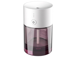 Difusor de aceites esenciales recargable por USB para coche, ambientador de niebla fría (rosa)