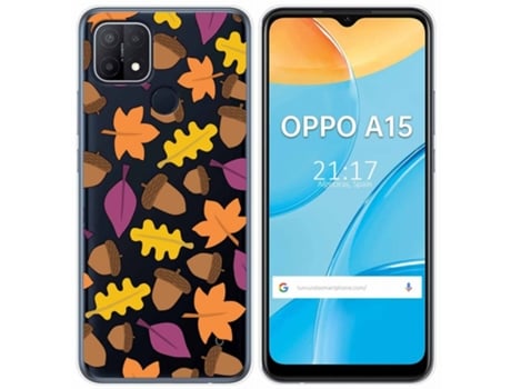 Carcasa Oppo A15 TUMUNDOSMARTPHONE Dibujos Transparente Multicolor