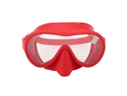 Urbannova-máscara De Buceo Antideslumbrante Con Correa De Silicona Rojo