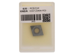 Pastilha de diamante PCD CCGT120404 para ferramenta de torneamento CNC em fresadora