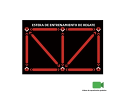 (rojo 60x90cm) Colchoneta De Entrenamiento De Fútbol Sala Duradera, Antideslizante Y Plegable Para Niños