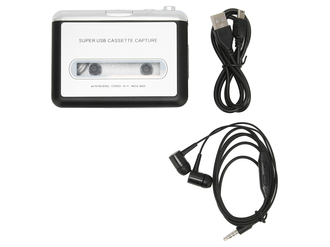 Tocador De Fitas Portátil Multifuncional Conversor Mp3 Cd Usb Para Laptops E Pcs