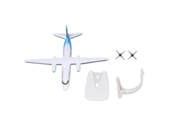 Maqueta De Avión De Aleación De Metal Fundido A Presión, Juguete, Regalo, Decoración De Mesa, 18 Cm.